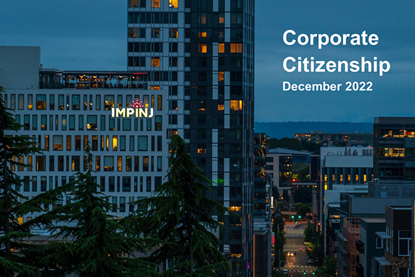 Impinj Shares 2022 Corporate Citizenship Statement